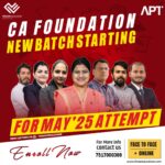CA Foundation All Subjects May '25 - F2F & Live Online | AptStudy