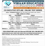 CS Executive Offline / Online Test Series