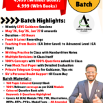 Regular LIVE Guidance Batch - CA Final Audit For May26 / Sep26 & Onward