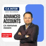 CA Inter Advance Account Fastrack Lectures By CA Abhishek Zaware | May 26