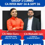 CA INTER GROUP 2 COMBO LECTURES BY CA NITIN GURU & CA RISHABH JAIN