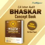 CA Inter Audit Bhaskar Concept Book (New Course) Applicable for Jan 26