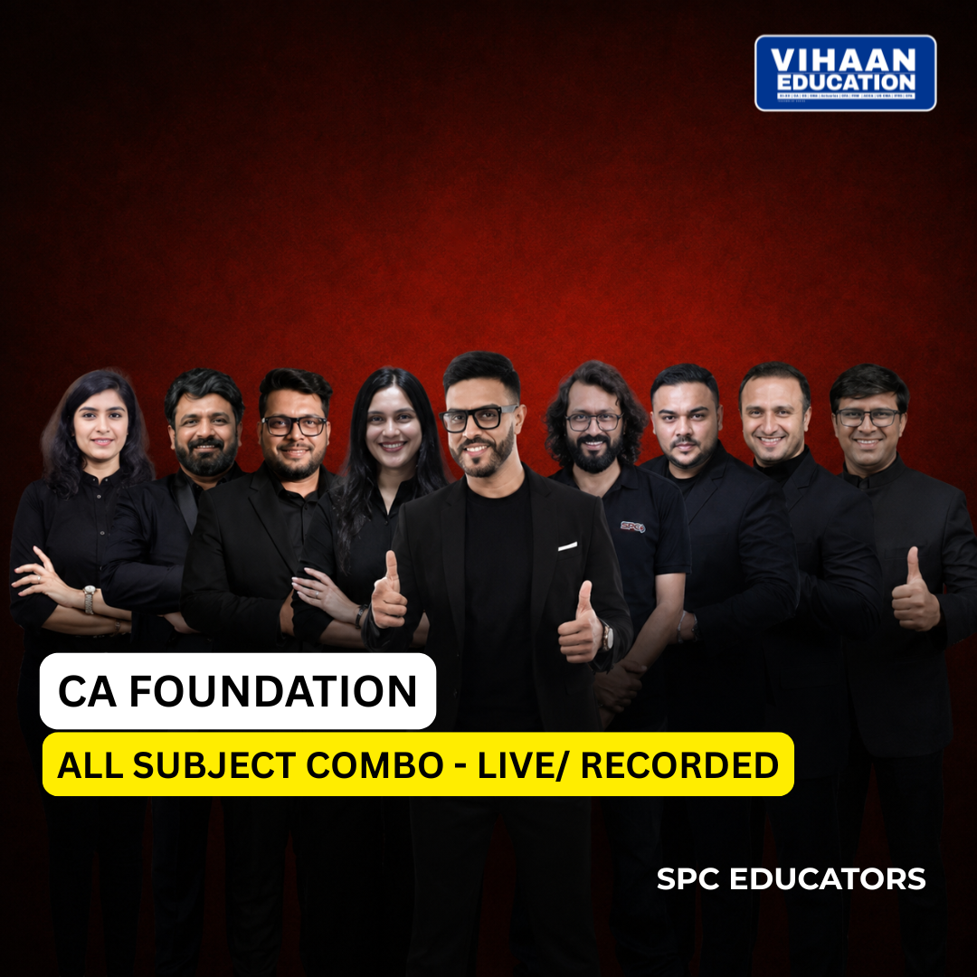 CA FINAL CA FOUNDATION Combo - All Subjects (Recorded/Live - Regular Batch) by SPC Educators - Image 1