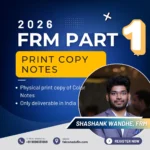 Falcon FRM Part I Book Color Print 2026 Edition – Pre Booking - Shashank Wandhe