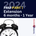 FRM Part I Validity Extension 6 months to 1 year - Shashank Wandhe