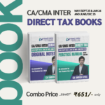 CA / CMA INTER DIRECT TAX Books for 2025 & 26 | Original Notes and Practice Manual Combo By CA Shirish Vyas