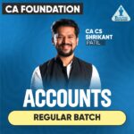 CA Foundation Accounts By CA CS Shrikant Patil For May26 / Sep26