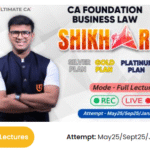 CA Foundation New Syllabus Business Law Full Lectures By Indresh Gandhi For May26 / Sept26 & Jan27
