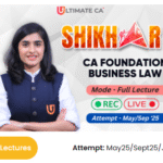 CA Foundation New Syllabus Business Laws Full Lectures By CA Deepika Rathi For May26 / Sept26 & Jan27