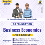 CA Foundation Business Economics - Regular Batch - Navinclasses For Jan & May 26