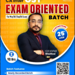 CA Inter GST | Exam Oriented EO | Newly Recorded Batch | By CA Vishal Bhattad | May 26 & Sep 26