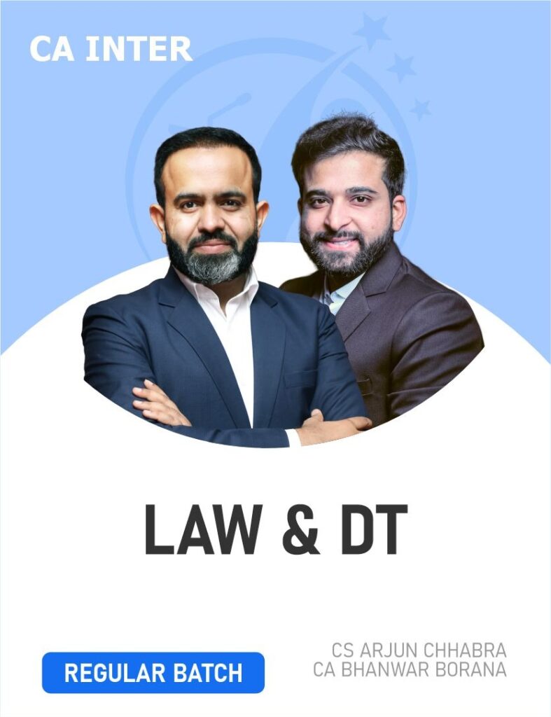 CA Inter Corporate & Other Law & Direct Tax (Regular Batch) For May ...