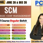 Strategic Cost Management | June 26 & Dec 26 | CA Ishika Khandelwal
