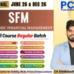 Strategic Financial Management | June 26 & Dec 26 | CA Siddhinath Pandey