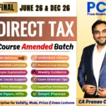 Indirect Tax & Laws | June 26 & Dec 26 | CA Pranav Chandak