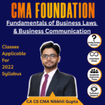 Fundamentals Of Business Laws & Business Communication By CA/CMA/CS Nikhil Gupta For Dec'25 & June'26 / Dec'26