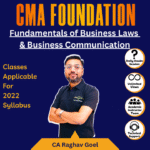 Fundamentals Of Business Laws & Business Communication By CA Raghav Goel For Dec'25 & June'26 / Dec'26