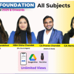 CMA Foundation All 4 Subjects | Dec 25 & June 26 | Pranav Chandak Academy
