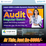 CA Final Audit (Regular Batch | Live Classes) by CA Aarti Lahoti For Jan & May 26