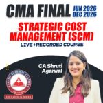 CMA Final Group 3 - Paper 16 Strategic Cost Management (SCM) For June & Dec 26