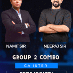 CA INTER GROUP 2 COMBO REGULAR BATCH (COST FM SM & AUDIT) BY NAMIT ARORA SIR & NEERAJ ARORA SIR For Jan / May 26