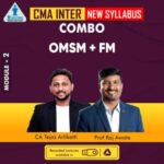 CMA INTER (New Syllabus) – FMDA + OMSM For Dec 25 & June 26