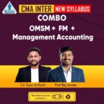 CMA INTER (New Syllabus) – FMDA + OMSM + MA For Dec 25 & June 26