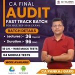Final Audit – Fast Track Batch – GD/Android/PD (May & Sep. 26 Exams)