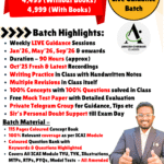 Regular-cum-FasTrack LIVE Guidance Batch - CA Inter Audit - For Jan, May & Sep 2026