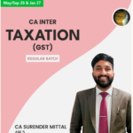 Taxation (GST) - New Batch For May 26 / Sep 26 & Jan 27