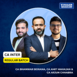 CA INTER Combo - Taxation & Law (Regular Batch) by CA Bhanwar Borana, CA Amit Mahajan & CA Arjun Chhabra