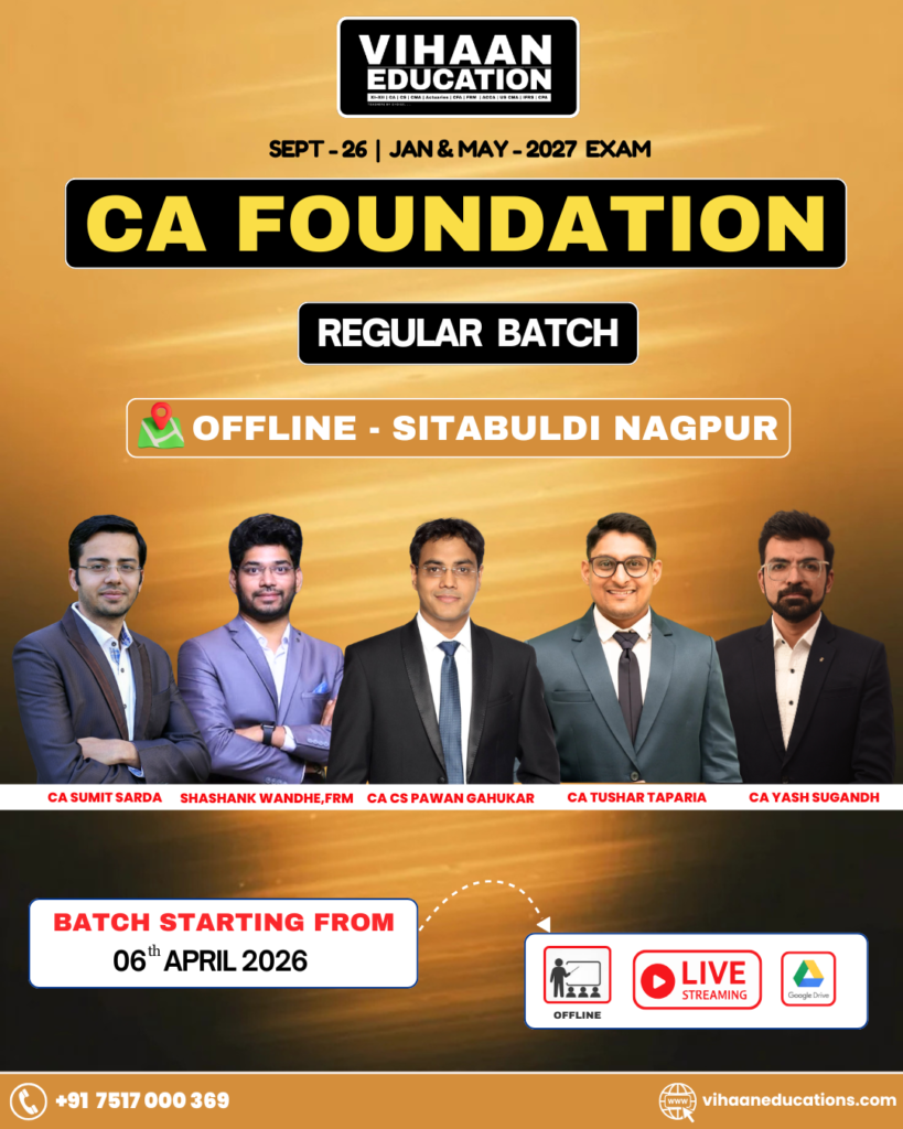 CA Foundation Sept 2026