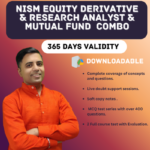 NISM Equity Derivative & Research Analyst & Mutual Fund Combo