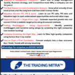 Module – Advanced Fundamental Analysis